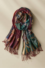 Rosy Reversible Scarf