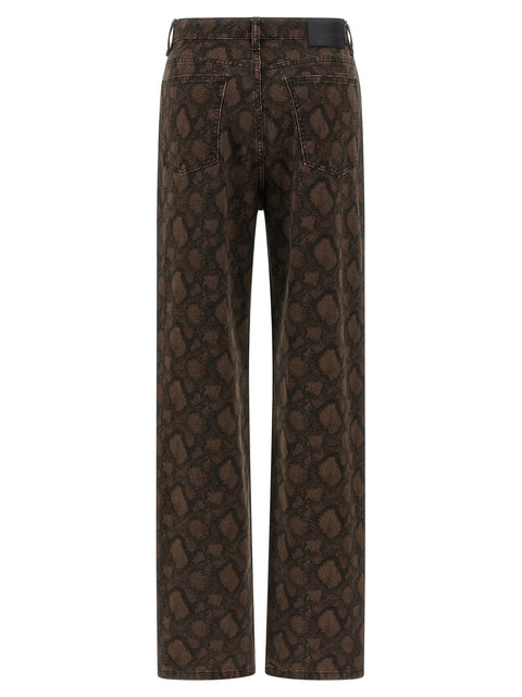Rotate Birger Christensen Animal Print Jeans