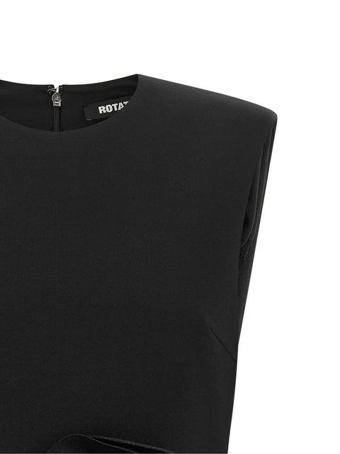 Rotate Birger Christensen Black Pink Dress