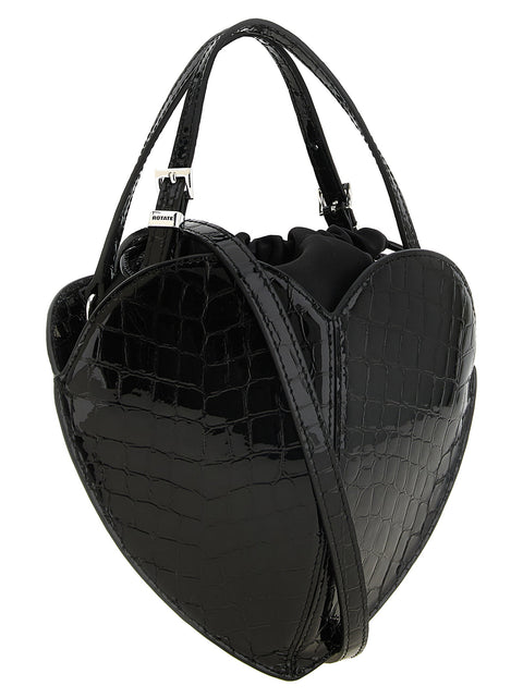 Rotate Birger Christensen Black The Heart Handbag