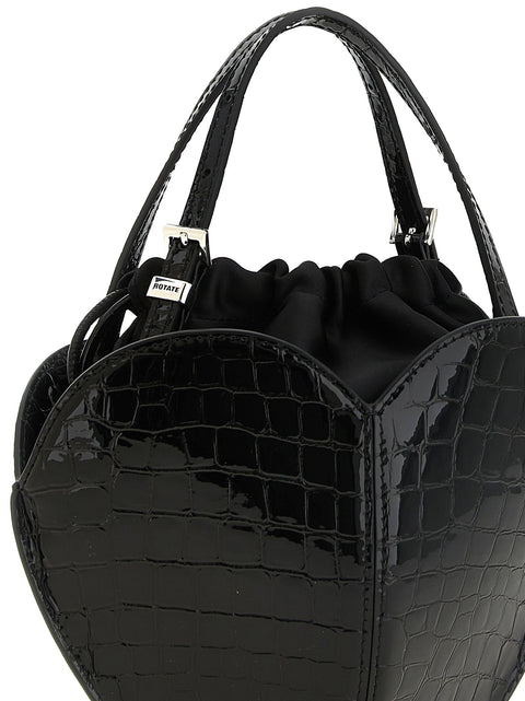 Rotate Birger Christensen Black The Heart Handbag