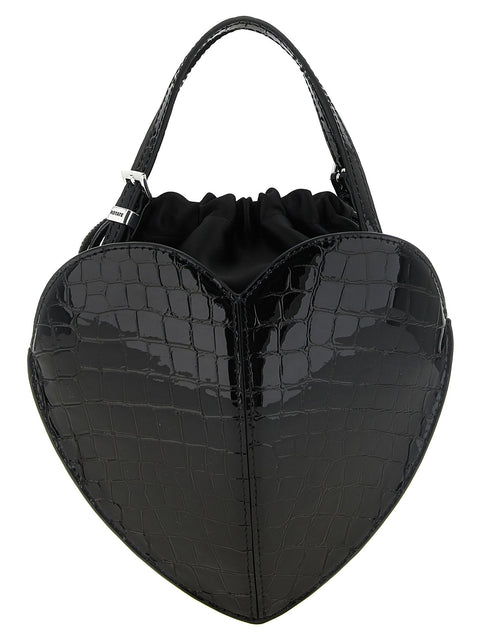 Rotate Birger Christensen Black The Heart Handbag