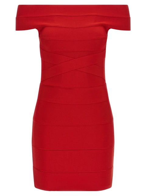 Rotate Birger Christensen Crossed Band Dress