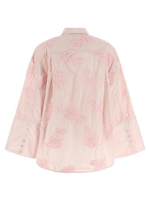 Rotate Birger Christensen Floral Embroidery Shirt