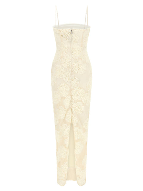Rotate Birger Christensen Flower Mesh Tube Dress