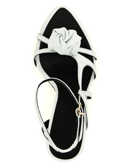 Rotate Birger Christensen Leather Knot Sandals