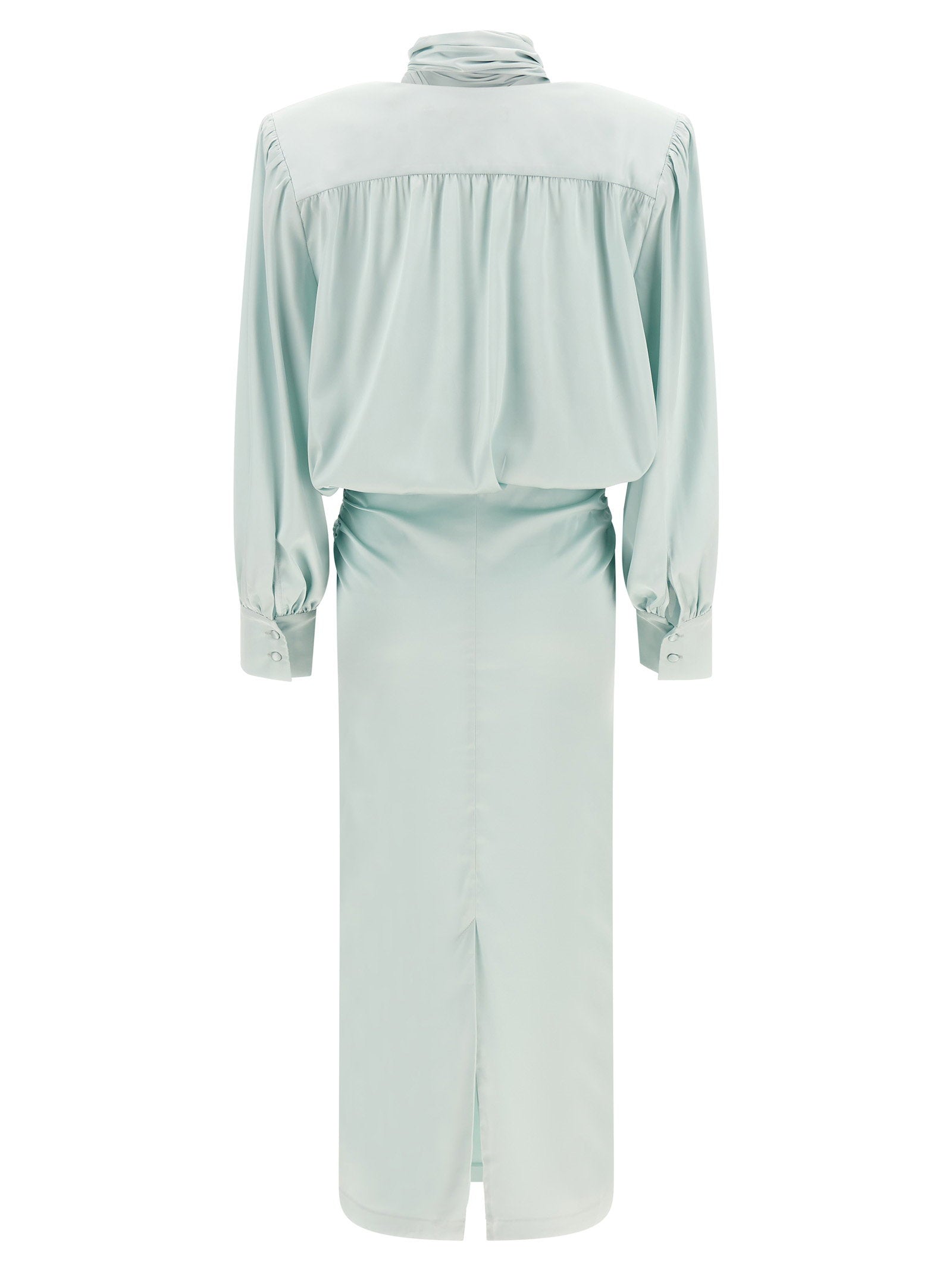 Rotate Birger Christensen Ruched Long Dress