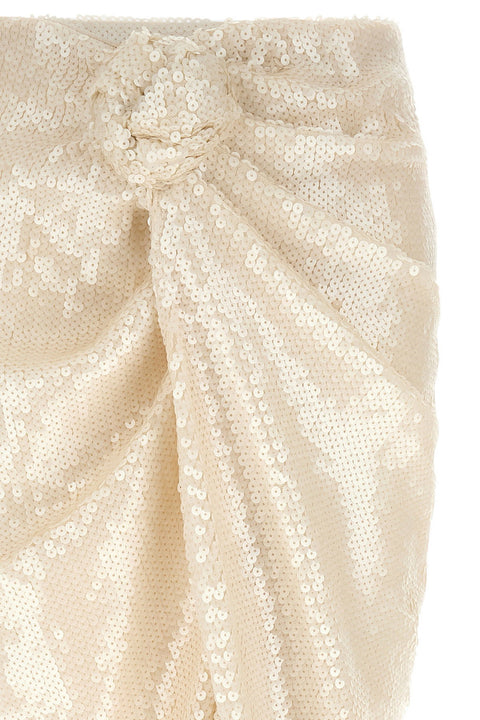 Rotate Birger Christensen Sequins Knot Skirt