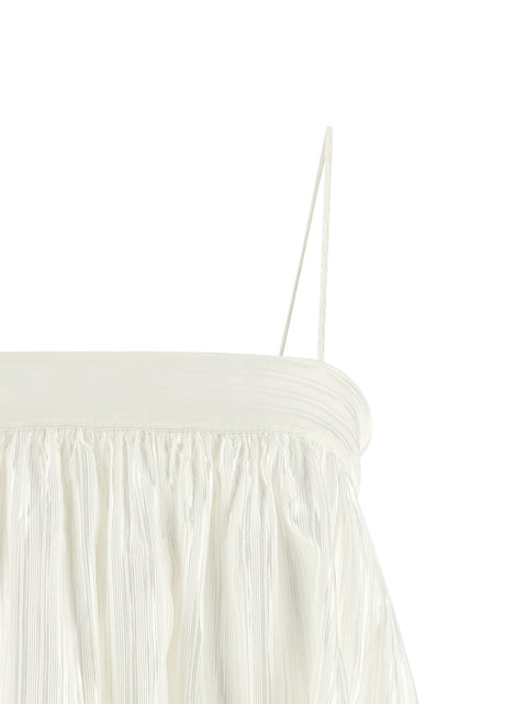 Rotate Birger Christensen Striped Viscose Top