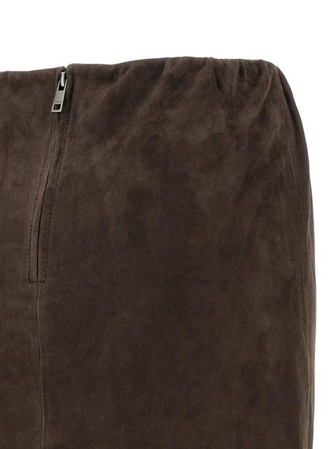 Rotate Birger Christensen Suede Skirt