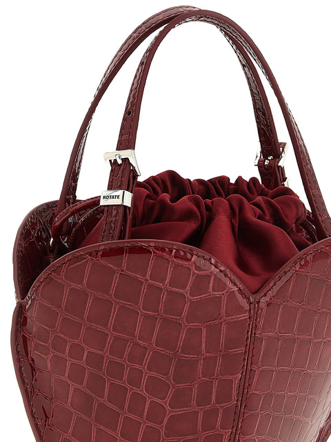 Rotate Birger Christensen The Heart Burgundy Handbag