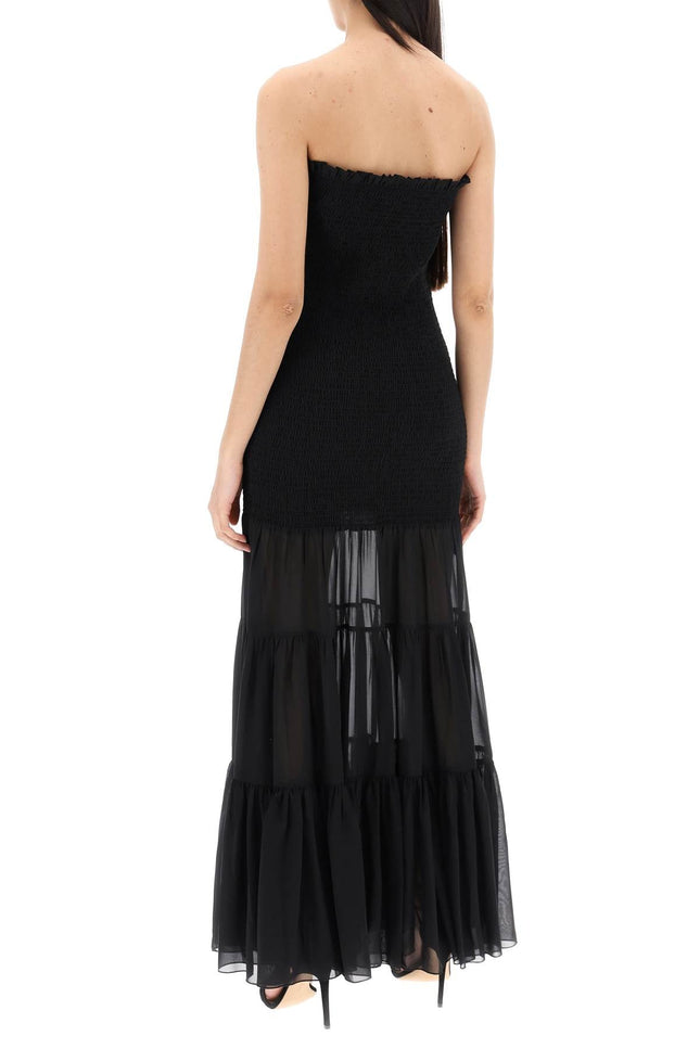 Rotate Maxi Chiffon Dress With Semi-Transparent R-women > clothing > dresses > maxi-Rotate-Urbanheer