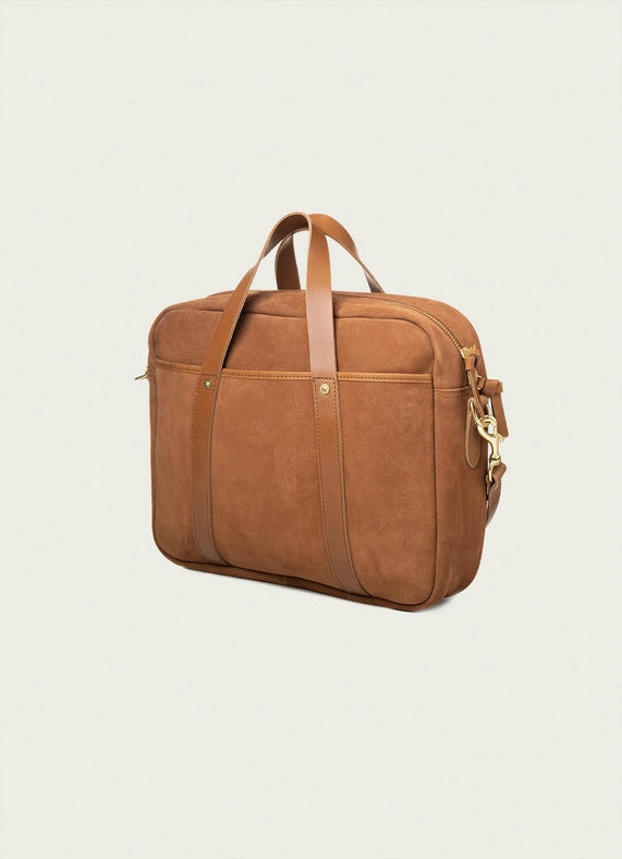 Rough-Out Suede Briefcase-Briefcase-WP Standard-Width: 16.5" * Height: 12.5" * Depth: 4.5"-Rough Suede-Urbanheer