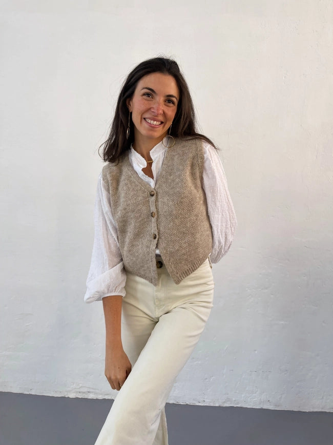 Rous Beige Vest-Vest-MindTraveler-M-Urbanheer