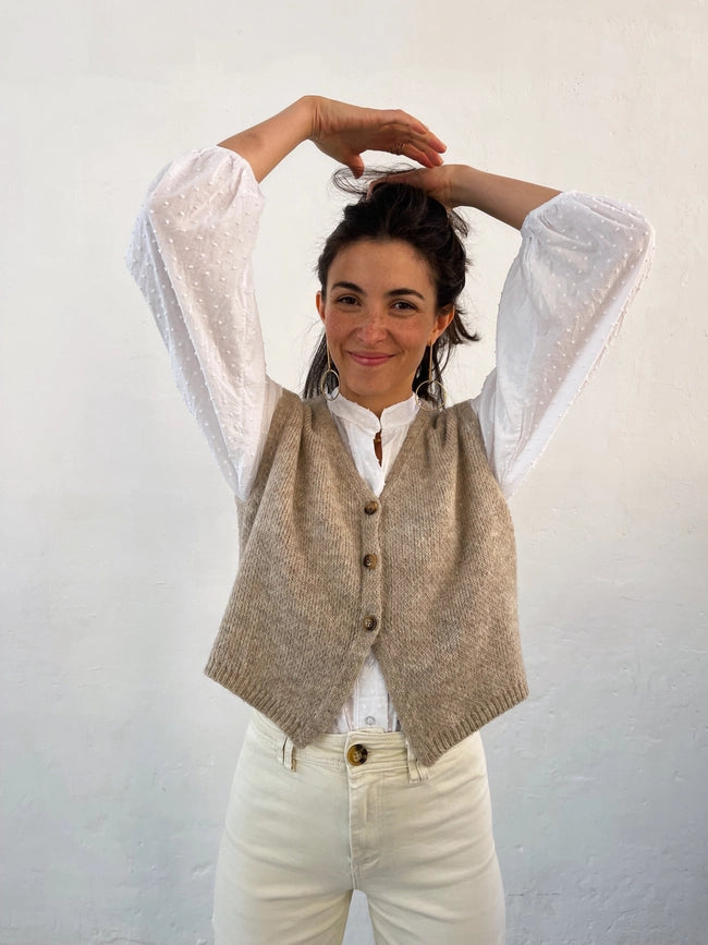 Rous Beige Vest-Vest-MindTraveler-M-Urbanheer