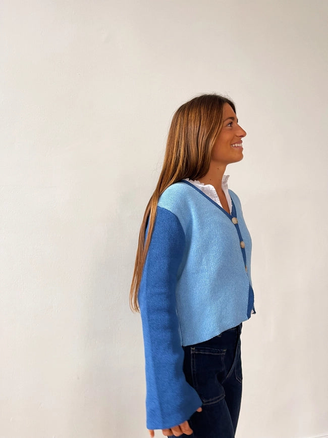 Rous Blue Cardigan-Cardigan-MindTraveler-L-Urbanheer