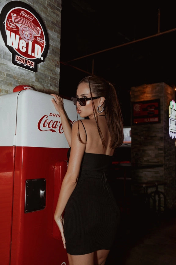 Roxy Mini Dress Black-Dress-Marlina Boutique-XS/S-Black-Urbanheer