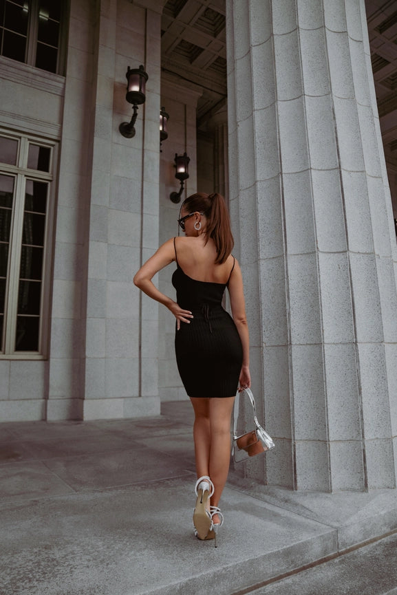 Roxy Mini Dress Black-Dress-Marlina Boutique-XS/S-Black-Urbanheer