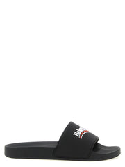 Rubber Pool Slides with Comfort Insole