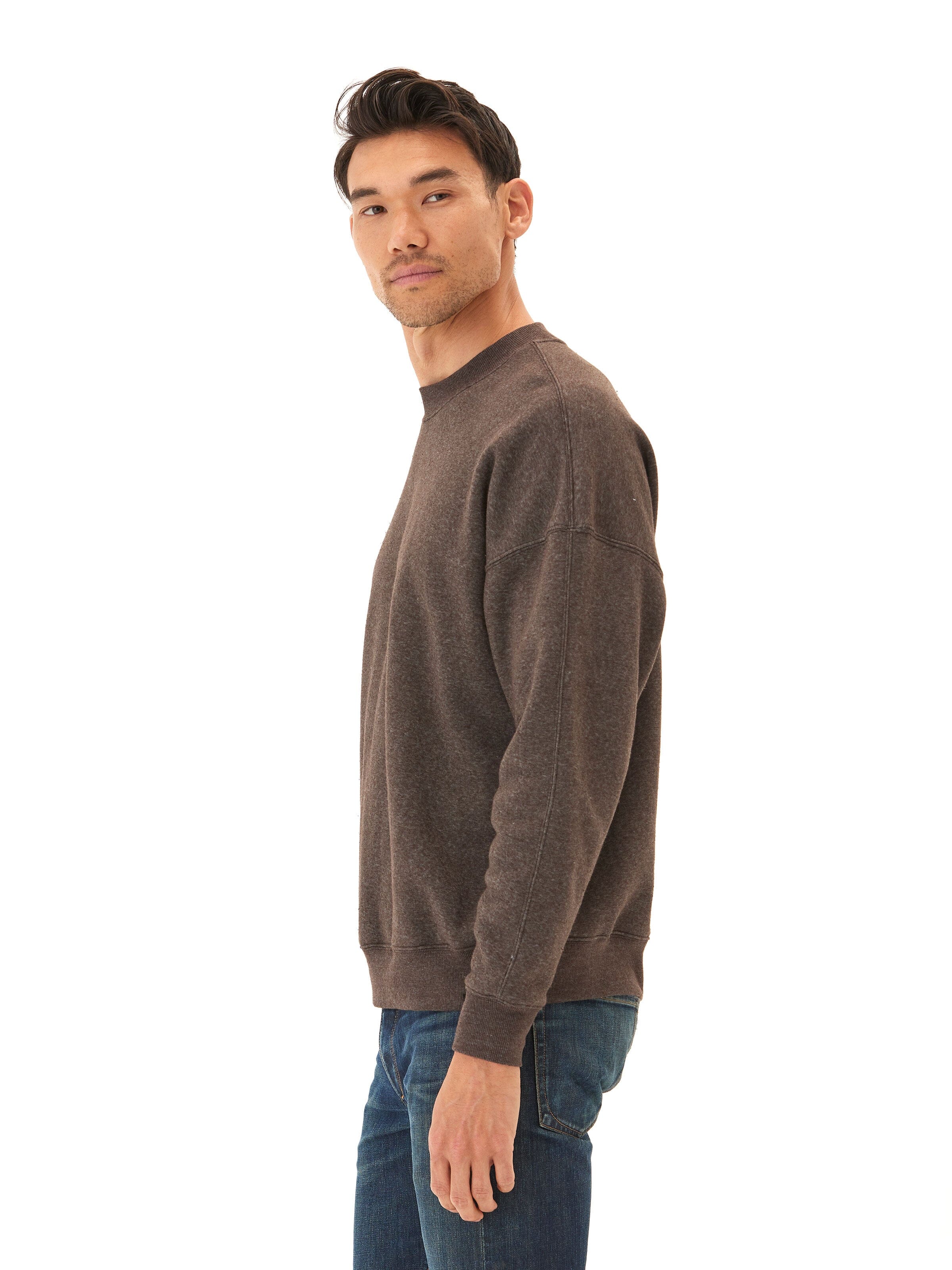 Rudy Triblend Fleece Drop Shoulder Sweatshirt