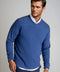 Rugvee Pullover V-Neck Sweatshirt - Tokyo Blue