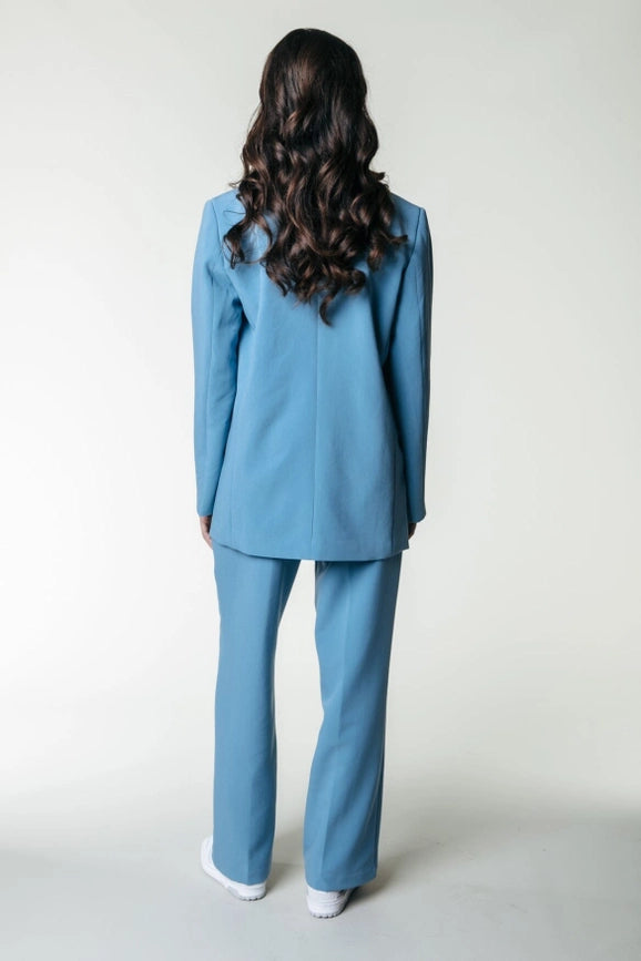 Rus Straight Pants | Adriatic Blue-Pants-Colourful Rebel-XS-Adriatic Blue-Urbanheer