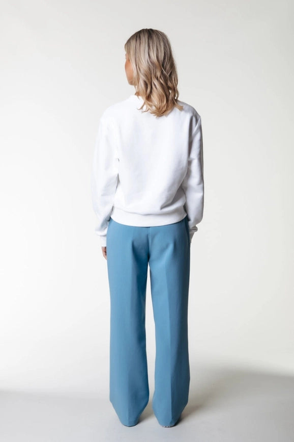 Rus Straight Pants | Adriatic Blue-Pants-Colourful Rebel-XS-Adriatic Blue-Urbanheer