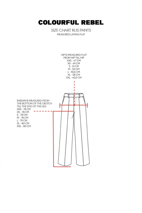 Rus Straight Pants | Adriatic Blue-Pants-Colourful Rebel-XS-Adriatic Blue-Urbanheer