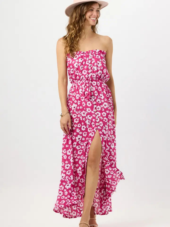 Ryden Maxi Dress Bali Isle Berry-Dress-Tiare Hawaii-One Size-Bali Isle Berry-Urbanheer