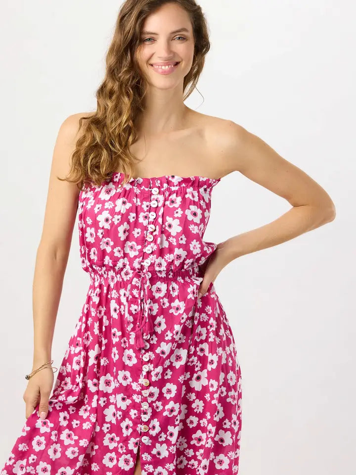 Ryden Maxi Dress Bali Isle Berry-Dress-Tiare Hawaii-One Size-Bali Isle Berry-Urbanheer