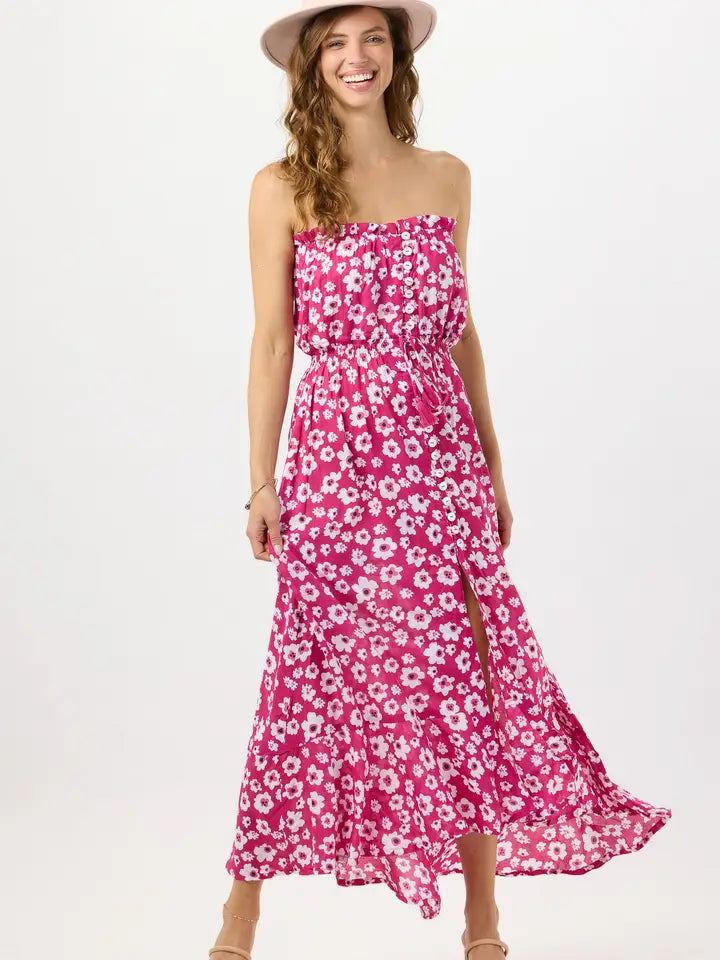 Ryden Maxi Dress Bali Isle Berry-Dress-Tiare Hawaii-One Size-Bali Isle Berry-Urbanheer
