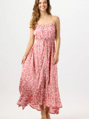 Ryden Maxi Dress Lanai Floral Mauve-Dress-Tiare Hawaii-One Size-Lanai Floral Mauve-Urbanheer
