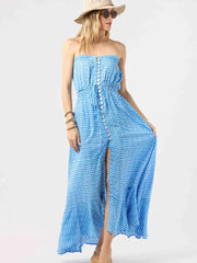 Ryden Maxi Dress Sleet Sky-Dress-Tiare Hawaii-One Size-Sleet Sky-Urbanheer