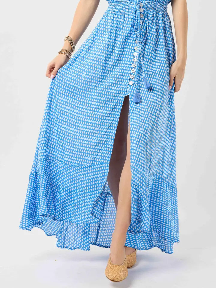 Ryden Maxi Dress Sleet Sky-Dress-Tiare Hawaii-One Size-Sleet Sky-Urbanheer