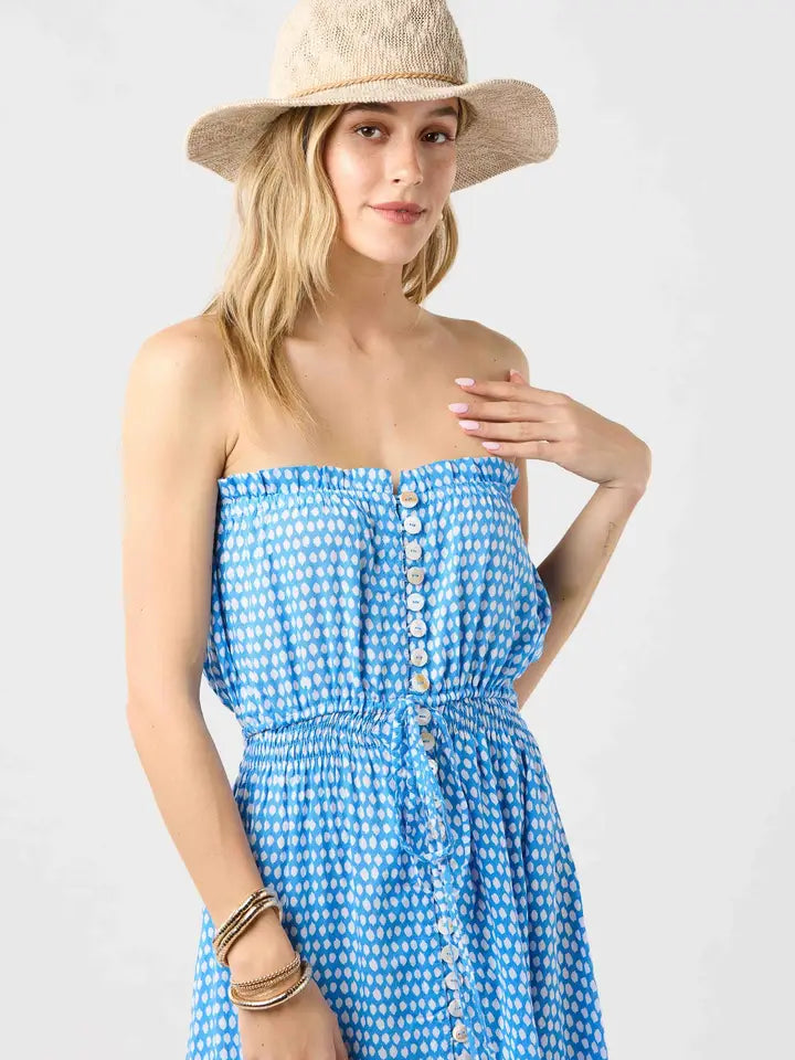 Ryden Maxi Dress Sleet Sky-Dress-Tiare Hawaii-One Size-Sleet Sky-Urbanheer