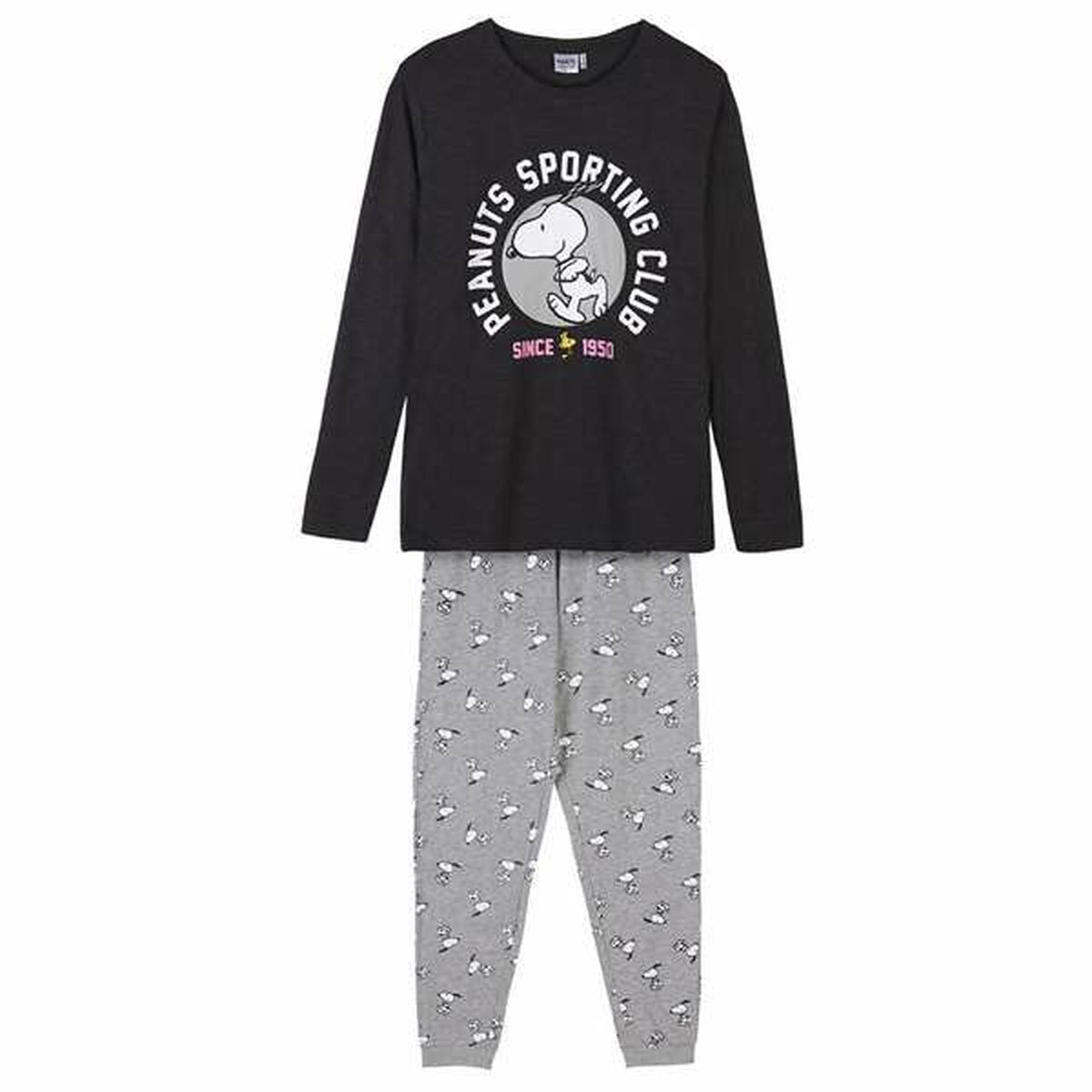 Pyjama Snoopy Grey-Clothing, Women-Snoopy-Urbanheer
