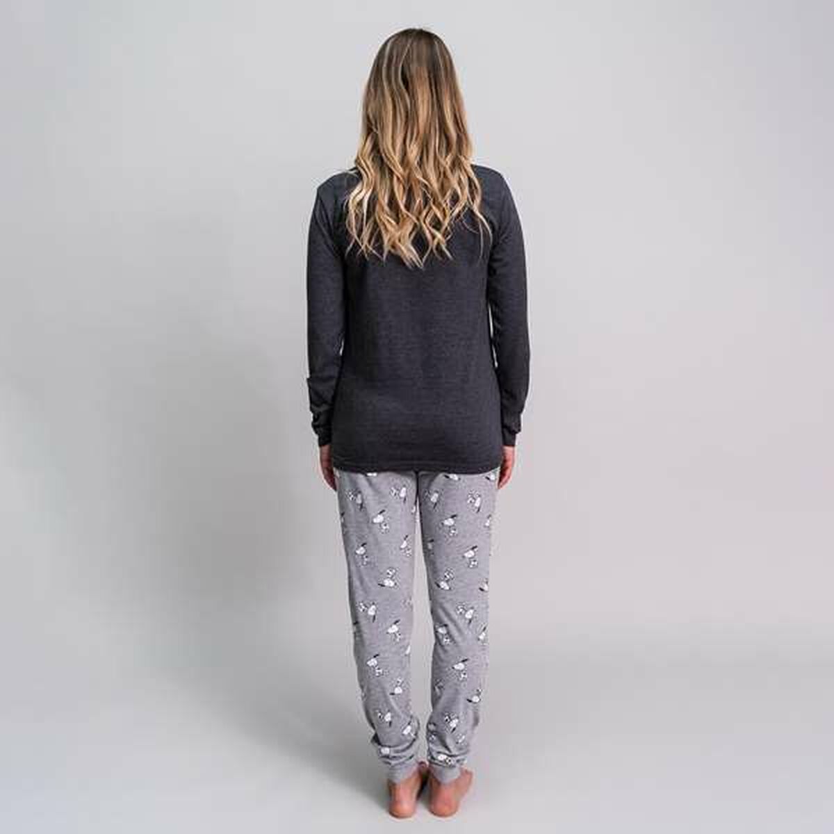 Pyjama Snoopy Grey-Clothing, Women-Snoopy-Urbanheer