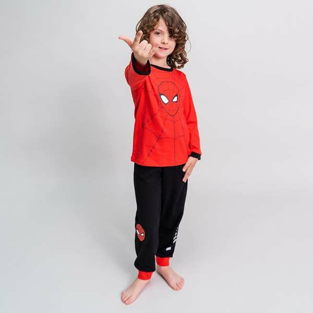 Children's Pyjama Spider-Man Red (24 Months)-Clothing, Boys-Spider-Man-Urbanheer