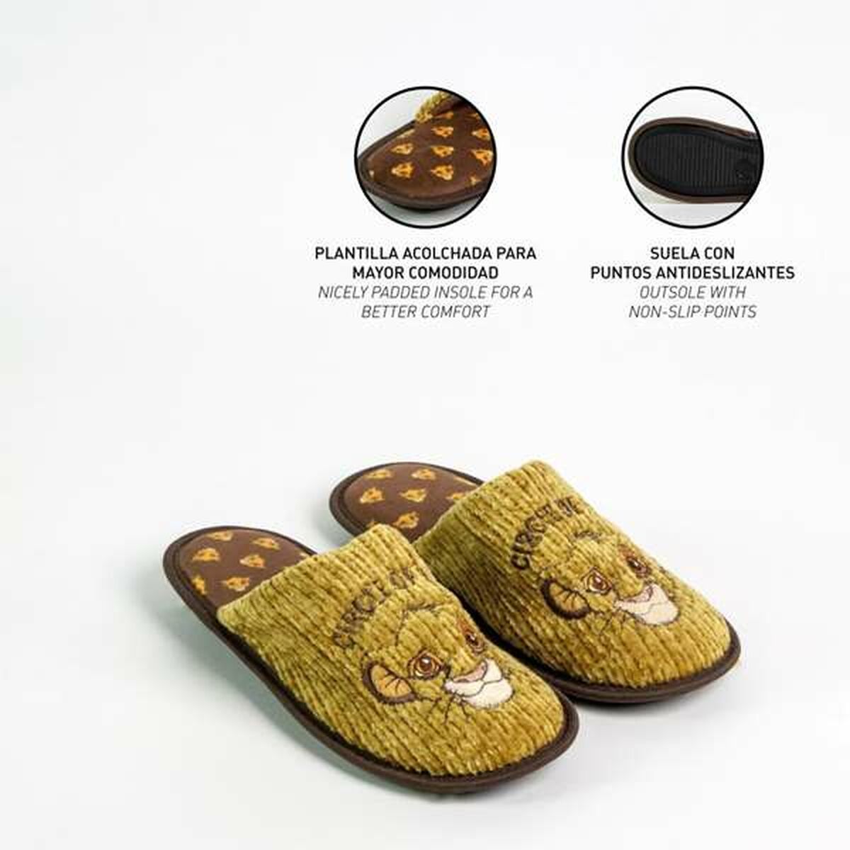 House Slippers The Lion King Mustard-Shoes and accessories, Shoes-The Lion King-Urbanheer