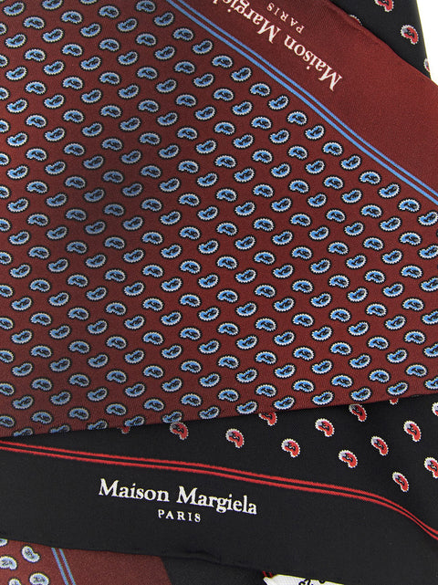 Maison Margiela Paisley Print Double-sided Scarf