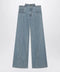 Maison Margiela Stonewashed straight-leg denim jeans in medium blue