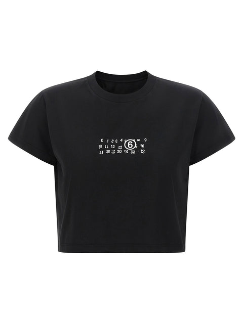 Mm6 Maison Margiela Upside-down Print T-shirt