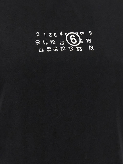 Mm6 Maison Margiela Upside-down Print T-shirt