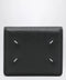 Maison Margiela Four Stitches compact grained leather card holder in black