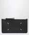 Maison Margiela Black Four Stitches Zip Cardholder