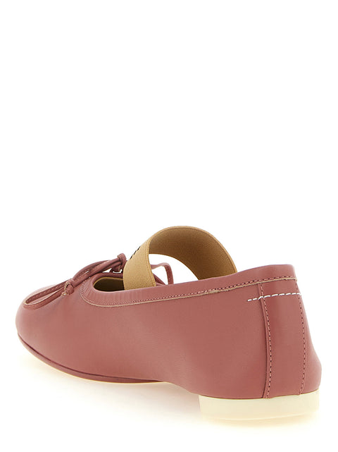 Mm6 Maison Margiela Anatomic Numeric Ballet Flats
