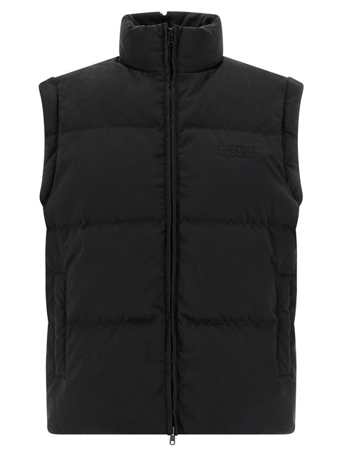 Mm6 Maison Margiela Numeric Signature Mm6 Embroidery Down Jacket