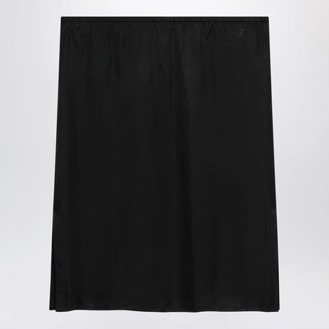 MM6 Maison Margiela Black skirt in acetate blend