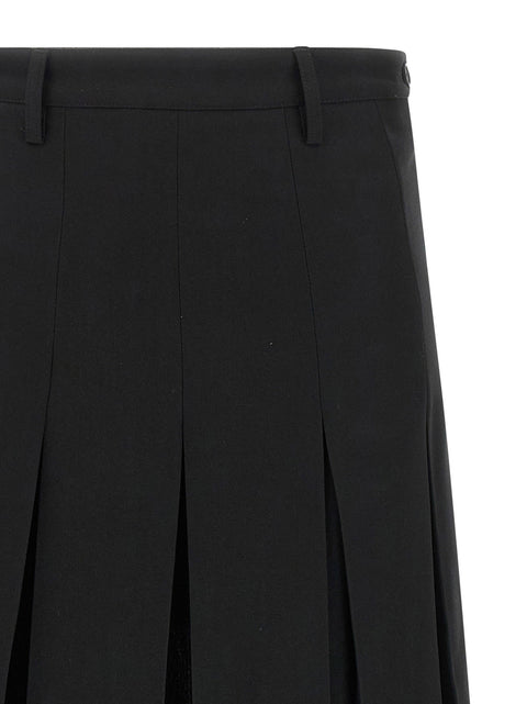 Mm6 Maison Margiela Overlapping Pleated Skirt