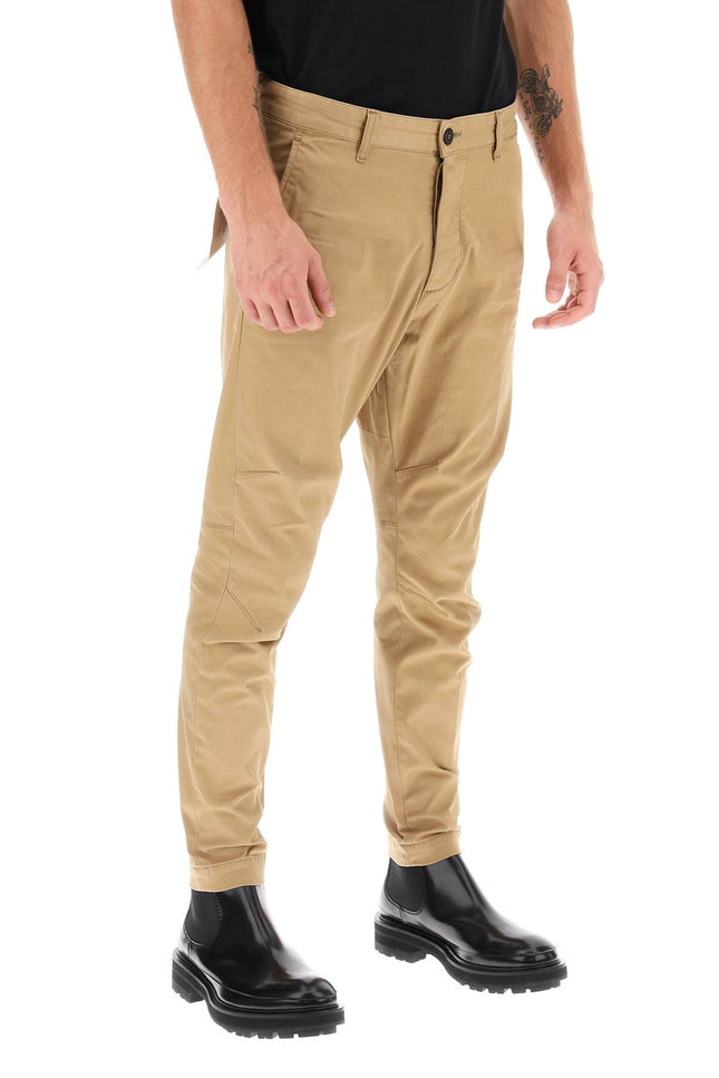 Brown Dsquared2 Sexy Chino Pants-Dsquared2-Urbanheer